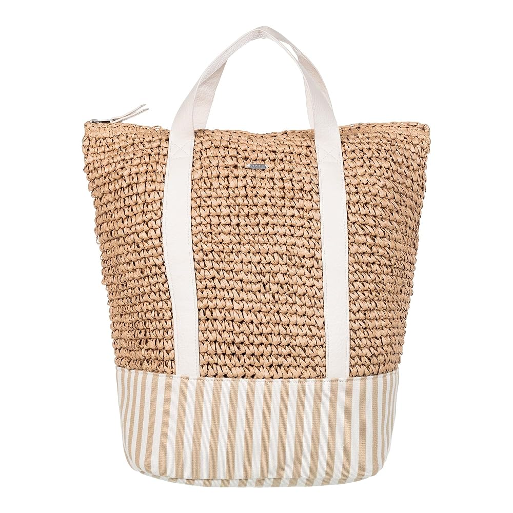 Amazon.com | Roxy 21L Small Straw and Canvas Tote Backpack